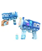 Richtots Premium Battery Operated Train Engine Bubble Gun – Automatic Bubble Blaster with LED Lights for Kids - Image 3