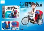 Richtots Premium Musical Pedal Rickshaw Toy with Lights & Music – Battery Operated Interactive Toy for Kids