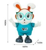 Richtots Premium Cute Dancing Rabbit Musical Toy with Lights & Music – Interactive Battery Operated Toy for Kids - Image 3