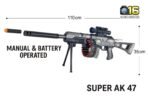 Richtots Premium M16 Electric Soft Bullet Toy Gun – Powerful Rapid Fire Blaster for Kids - Image 4