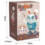 Richtots Premium Cute Dancing Rabbit Musical Toy with Lights & Music – Interactive Battery Operated Toy for Kids - Image 7