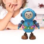 Richtots Premium Cute Dancing Robot Musical Toy with Lights & Music – Interactive Battery Operated Toy for Kids - Image 6