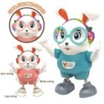 Richtots Premium Cute Dancing Rabbit Musical Toy with Lights & Music – Interactive Battery Operated Toy for Kids - Image 4