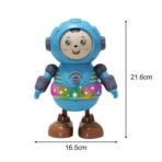 Richtots Premium Cute Dancing Robot Musical Toy with Lights & Music – Interactive Battery Operated Toy for Kids - Image 3