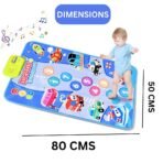 Richtots Premium Musical Piano Play Mat for Toddlers – Interactive Educational Music Mat with Fun Animal Sounds - Image 2