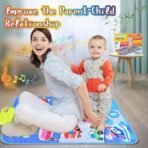 Richtots Premium Musical Piano Play Mat for Toddlers – Interactive Educational Music Mat with Fun Animal Sounds - Image 6