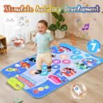 Richtots Premium Musical Piano Play Mat for Toddlers – Interactive Educational Music Mat with Fun Animal Sounds - Image 3