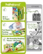 Richtots premium Montessori Busy Book for Toddlers 1-3 Years | Farm Theme Felt Sensory Activity Book for Kids | Fine Motor Skills, Learning & Travel Toy | Educational Gift for Boys & Girls - Image 4