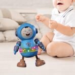 Richtots Premium Cute Dancing Robot Musical Toy with Lights & Music – Interactive Battery Operated Toy for Kids - Image 5