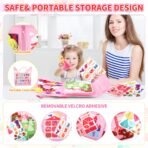 Richtots premium Castle Busy Board for Toddlers 1-3 Backpack, Montessori Busy Board Toys for 2 Year Old Girl with Comprehensive Preschool Educational and Learning Develop Basic Life Skill, Travel Toy - Image 6