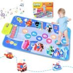 Richtots Premium Musical Piano Play Mat for Toddlers – Interactive Educational Music Mat with Fun Animal Sounds