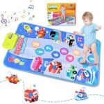 Richtots Premium Musical Piano Play Mat for Toddlers – Interactive Educational Music Mat with Fun Animal Sounds