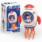 Richtots Premium Musical Rocket Toy with Smoke Effect – Battery Operated Space Adventure Toy for Kids - Image 2