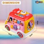 Richtots Premium Musical Funny Activity Car Toy with Lights & Sound – Interactive Battery Operated Learning Toy for Kids - Image 7
