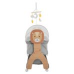 Richtots Premium Wooden Electric Baby Swing Cradle with Remote Control, Bluetooth Connectivity, 5-Speed Swing & Mosquito Net - Image 5