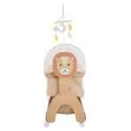 Richtots Premium Wooden Electric Baby Swing Cradle with Remote Control, Bluetooth Connectivity, 5-Speed Swing & Mosquito Net - Image 4