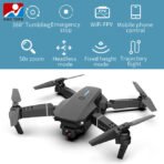 Richtots Premium Remote control drone e-88 with double camera and double battery - Image 6