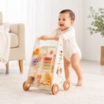 Richtots Premium Wooden baby walker with multiple activities