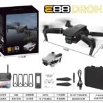 Richtots Premium Remote control drone e-88 with double camera and double battery