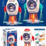 Richtots Premium Musical Rocket Toy with Smoke Effect – Battery Operated Space Adventure Toy for Kids