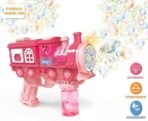 Richtots Premium Battery Operated Train Engine Bubble Gun – Automatic Bubble Blaster with LED Lights for Kids - Image 2