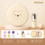 Premium Child Nail Filer Electric Gentle Care Grinder Clippers Grooming Kit Set Infant Nail Trimmer Electric Care Set Clippers Storage Case Grinding for Tot Kids Adults Toenails Fingernails Home - Image 9