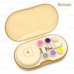 Premium Child Nail Filer Electric Gentle Care Grinder Clippers Grooming Kit Set Infant Nail Trimmer Electric Care Set Clippers Storage Case Grinding for Tot Kids Adults Toenails Fingernails Home - Image 3