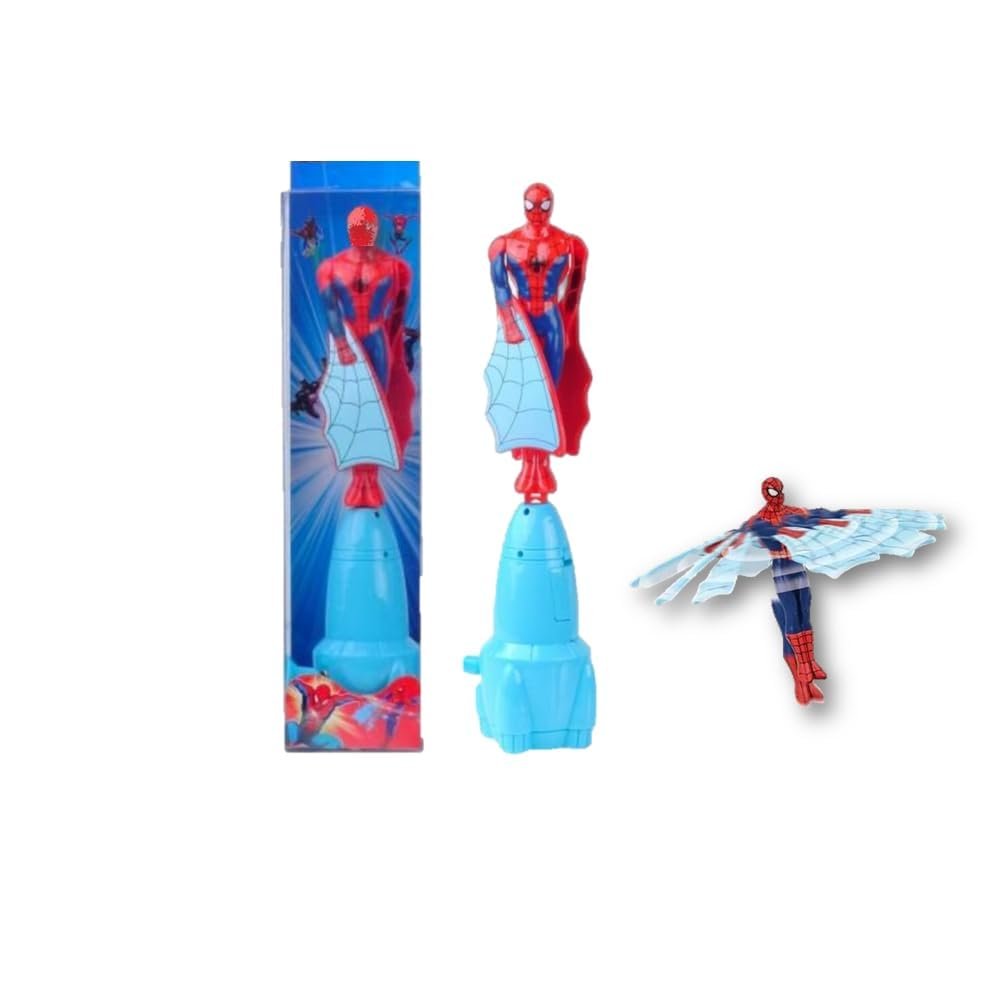 417lOBoQbiL._SL1000_ Richtots Premium Sider- Flying Action Figure Toy, Pull String Launcher, Outdoor Flying Herro for Kids - Image 1