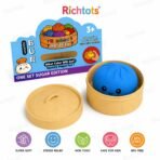 Richtots Premium Mystery Dumpling Squishy Blind, Slow Rising Dumpling Squishy Toy, Soft Scented Stress Relief Squishies, Surprise Collectible Fidget Toy for Kids & Adults (Pack of-1) - Image 3