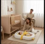 Richtots Premium Electric patting pillow with baby bed - Image 6